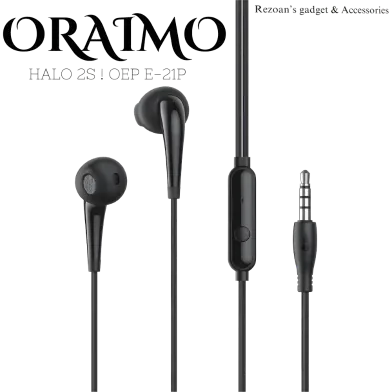 Oraimo (OEP-E21P) Bass Stereo In Ear Earphone - Rokomari product